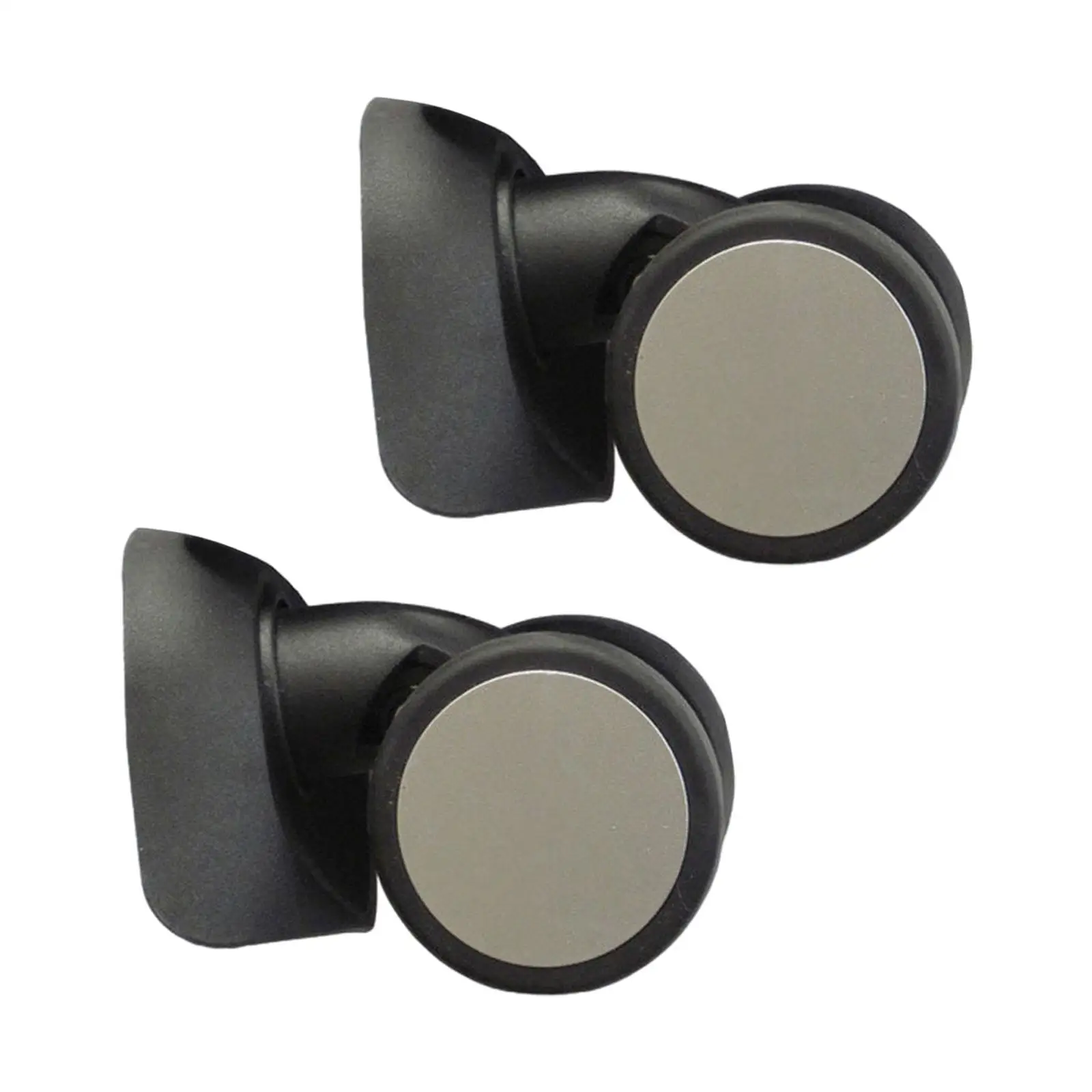 

2 Pieces Luggage Wheels Suitcase Casters Silent Rolling Versatile Sturdy Easily Install DIY Accessory 360 Swivel Dual Wheels