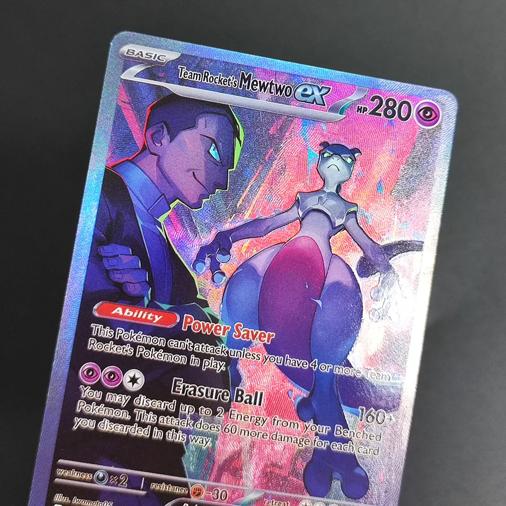 DIY PKM-Karten Mega Gengar Ex Charizard Umbreon Greninja Mew Giratina Flash Englische Spielkarten – Detail 9
