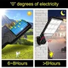 1~6PCS Solar Street Light LED Solar Garden Lamp 3Mode Outdoor Waterproof Motion Sensor Solar Wall Lighting For Patio Garden 4