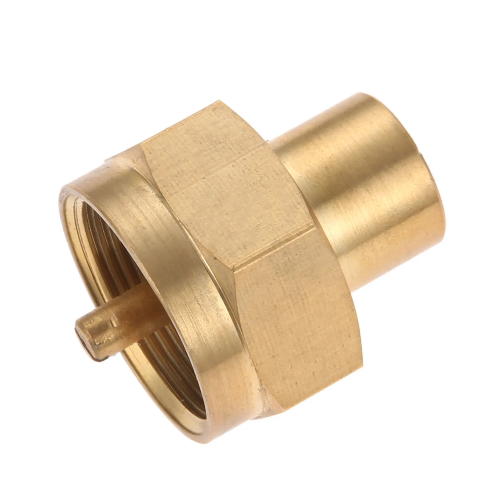 Brass 1LB Propane Gas Bottle Refill Adapter with 1/4 NPT Thread for Grill propane tank refill adapter