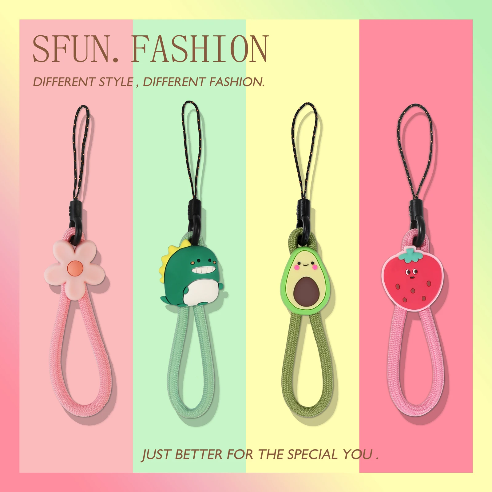 Llavero Elástico De Satén Rosa SUNNYCLUE - Pulsera De Muñeca, 3 Colores, Para Llaves De Coche Y Bolso