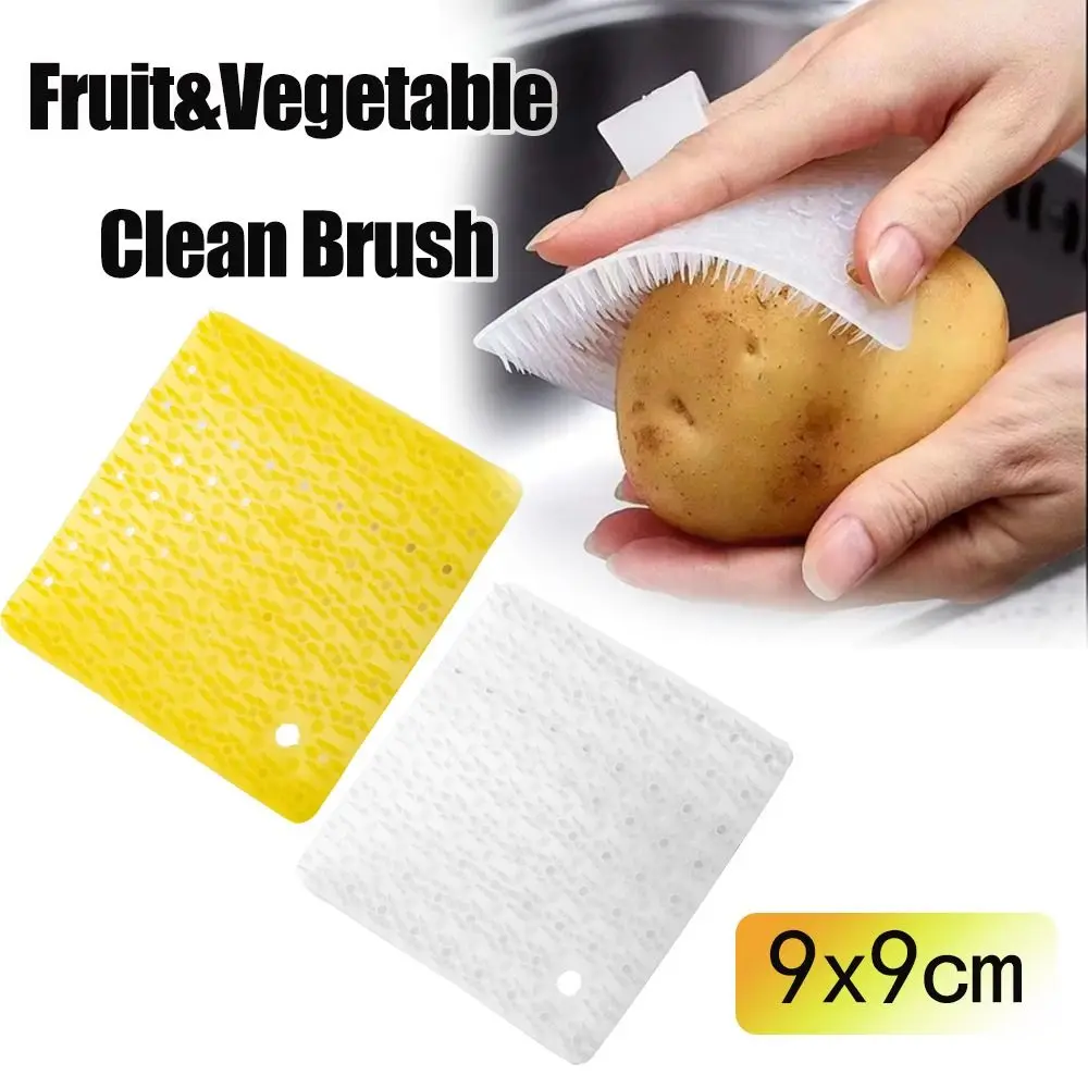 Portable Plastic Vegetable Clean Brush 9cm Kitchen Gadget Finger-cot Brush Potato Carrot Dish Scrubber Cleaning Accessories Portable Plastic Vegetable Clean Brush 9cm Kitchen Gadget Finger-cot Brush Potato Carrot Dish Scrubber Cleaning Accessories
