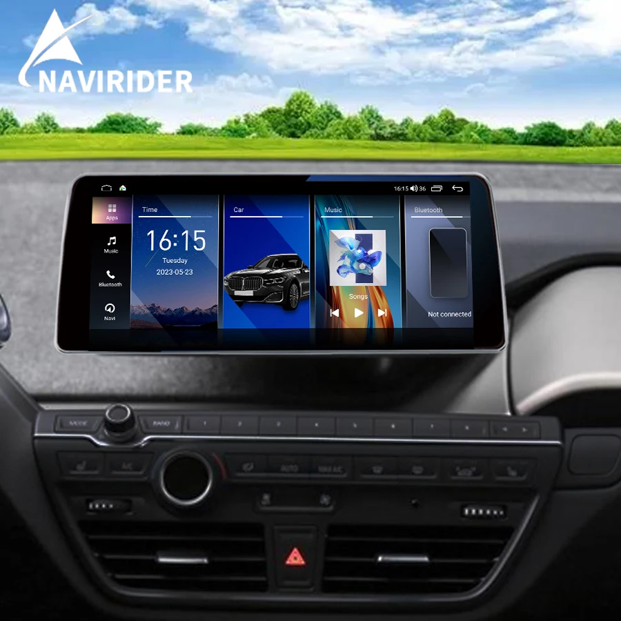 

10.25" Android 13 Wireless Carplay Touch Screen For BMW i3 I01 NBT EVO System 2013-2020 Car Multimedia Player GPS Auto Radio DSP