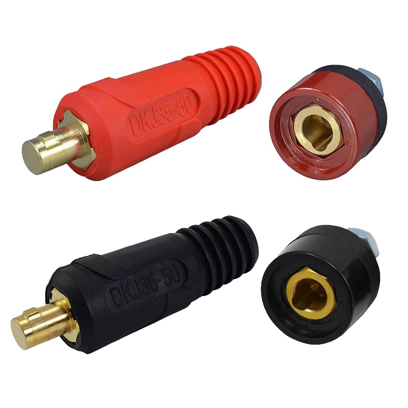 

RIVERWELD TIG Welding Cable Panel Connector-plug and Socket DKJ35-50 & DKZ35-50 Dinze Quick Fitting 4pcs