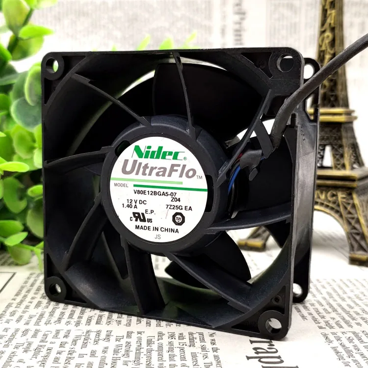 

Оригинальный V80E12BGA5-07 8038 DC 12V 1.4A 8CM охлаждающий вентилятор