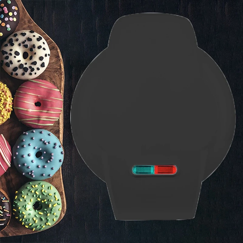 ABXH Electric Mini Donut Maker Machine Non-Stick Coated Breakfast Snacks Desserts Kitchen Appliance