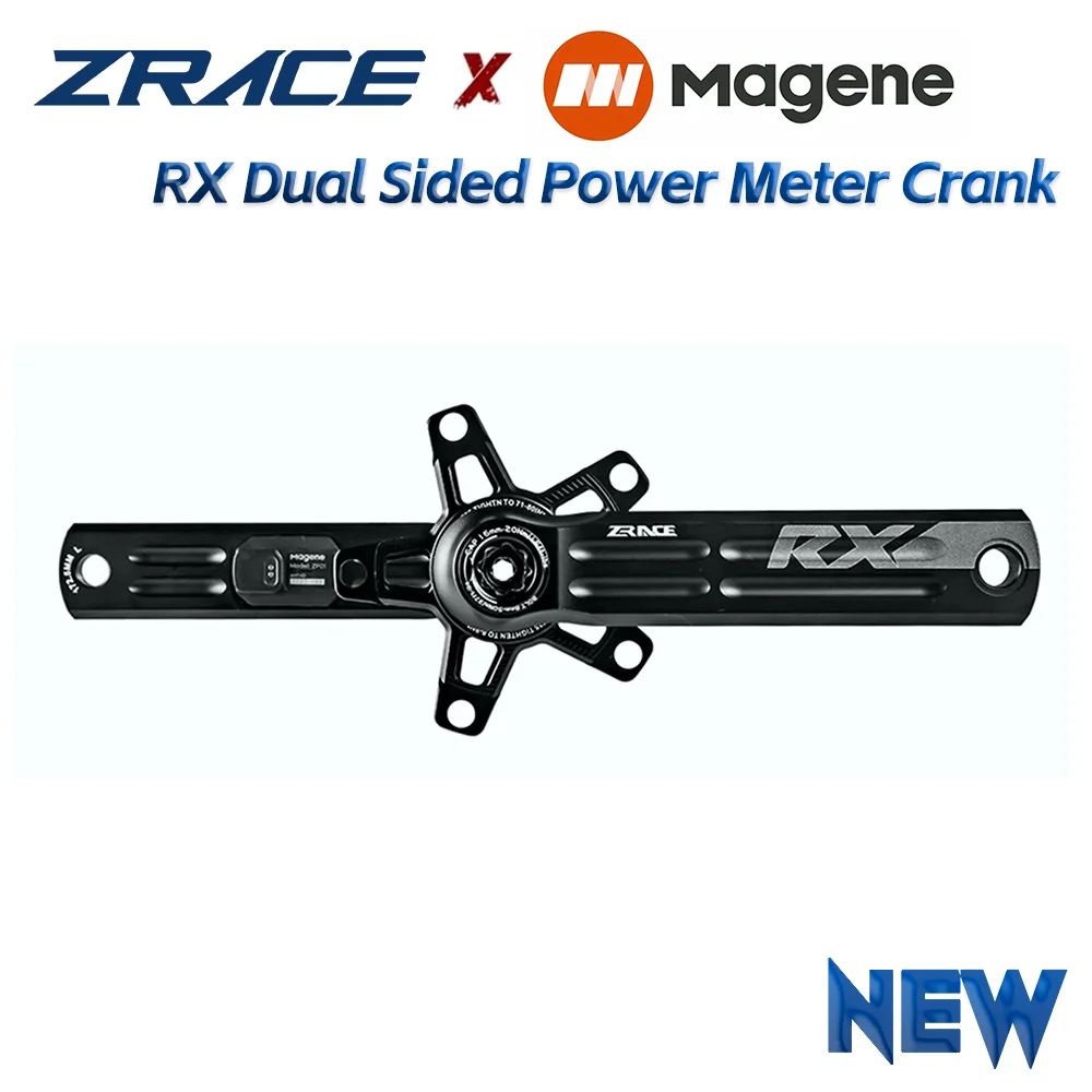 ZRACE x MAGENE RX 両面パワーメータークランク、1/2 x 10/11/12