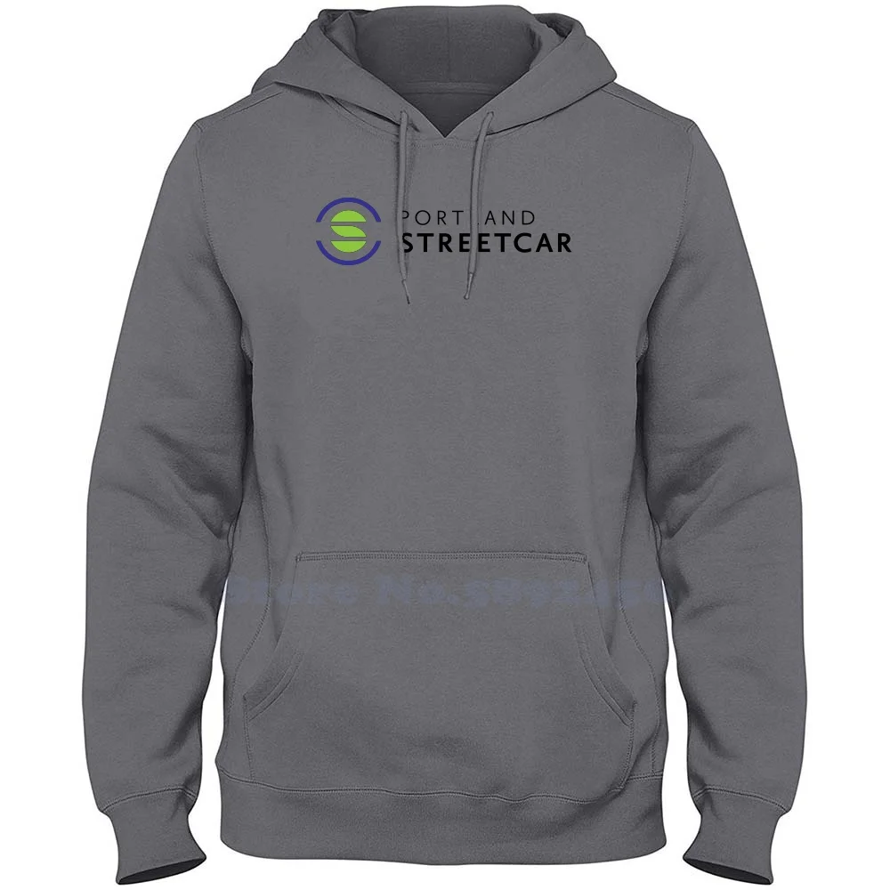 

Portland Streetcar Casual Clothing Sweatshirt 100% Cotton Graphic Hoodie