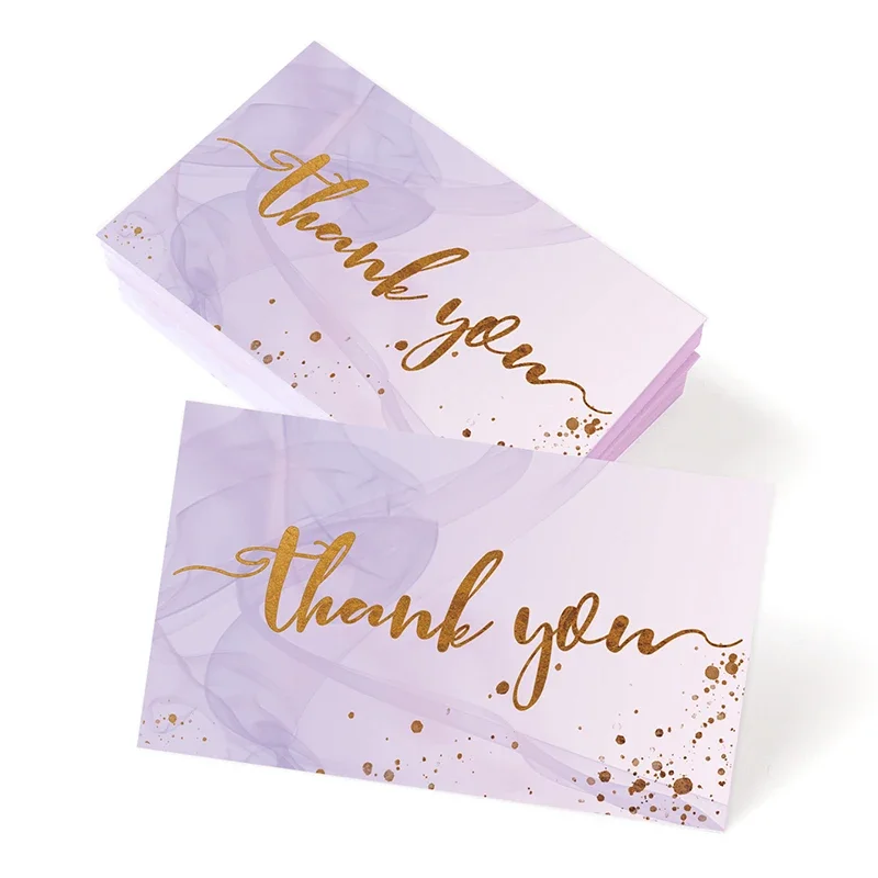 50 cards Thank you for your order card Small store gift decoration card Enterprise, thank you card, holiday card, wedding