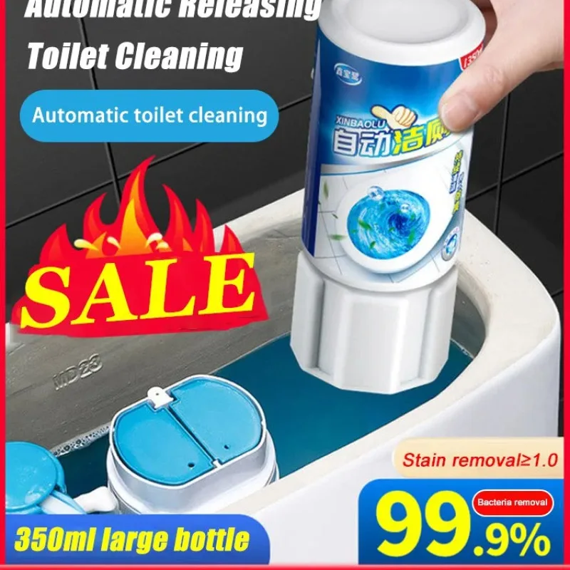 Blue Bubble Toilet Automatic Cleaner toilet cleaner gel toilet cleaner toilet cleaner tablets with Long Lasting Fragrance and Deodorizing Function Household Bathroom Bowl Deodorizer