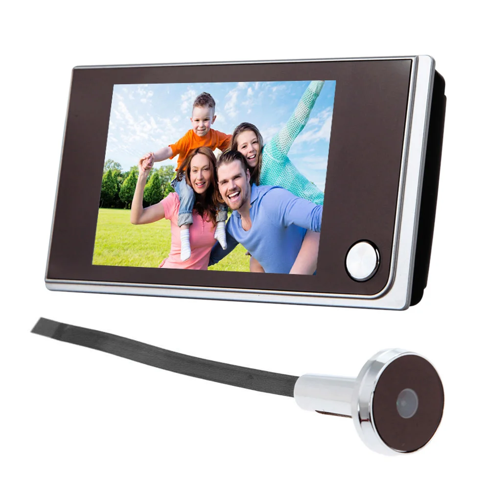 Description Picture 4 of itemMini HD Outdoor Viewer Door Eye 120 Degree Viewer Indoor Outdoor LCD Color Screen Visual Video Digital Doorbell