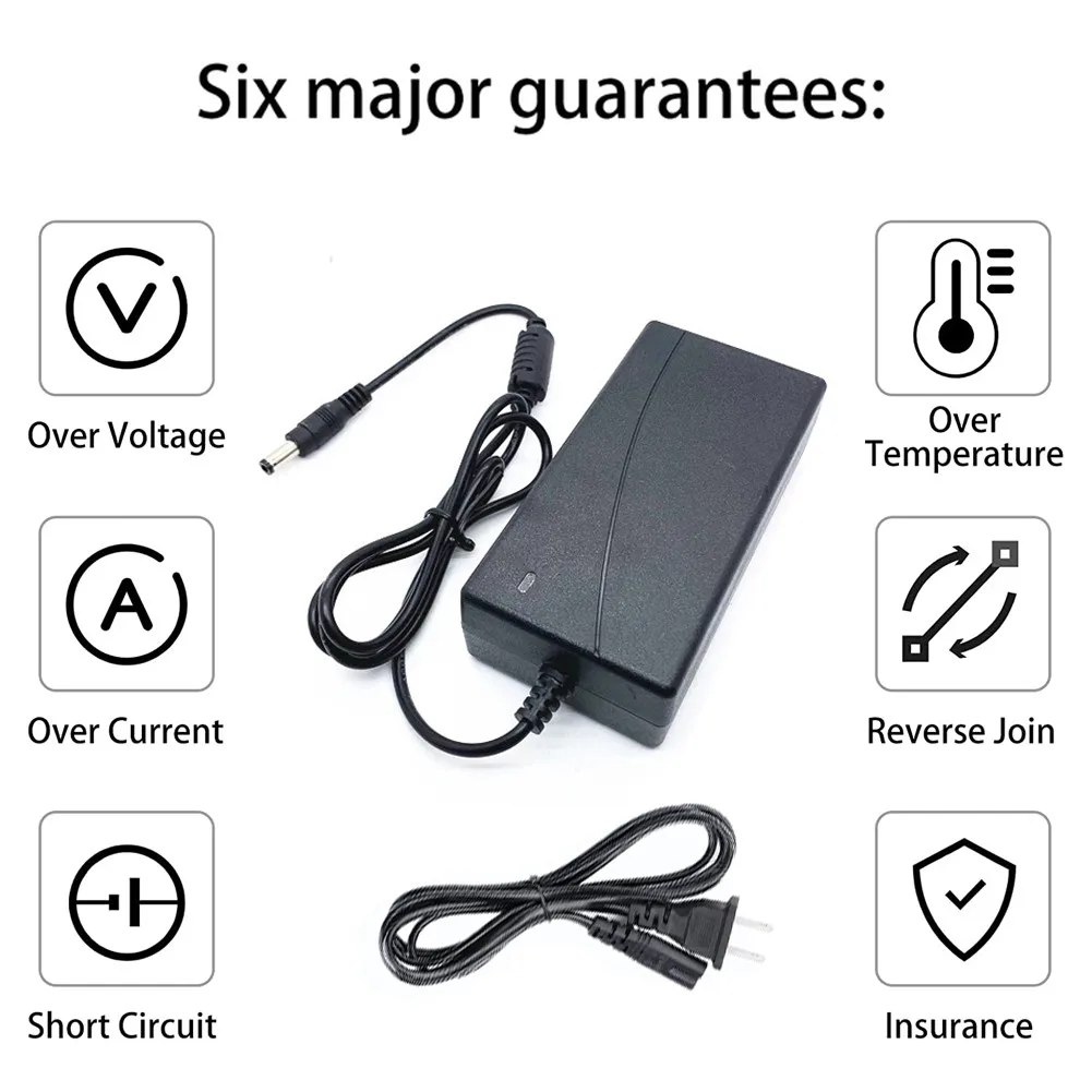 High-Efficiency 42V 2A Electric Scooter Battery Charger Power Adapter