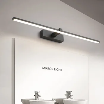 모던 LED 벽 조명 욕실 하드웨어 벽 램프, 알루미늄 LED 욕실 거울 라인 램프, 3 가지 색상 조명