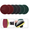 6pcs 5-inch Electric Drill Brush Head Cleaning Cloth Household Tools Floor Tile Polishing Kitchen Bathroom Car Wash And Descal 2
