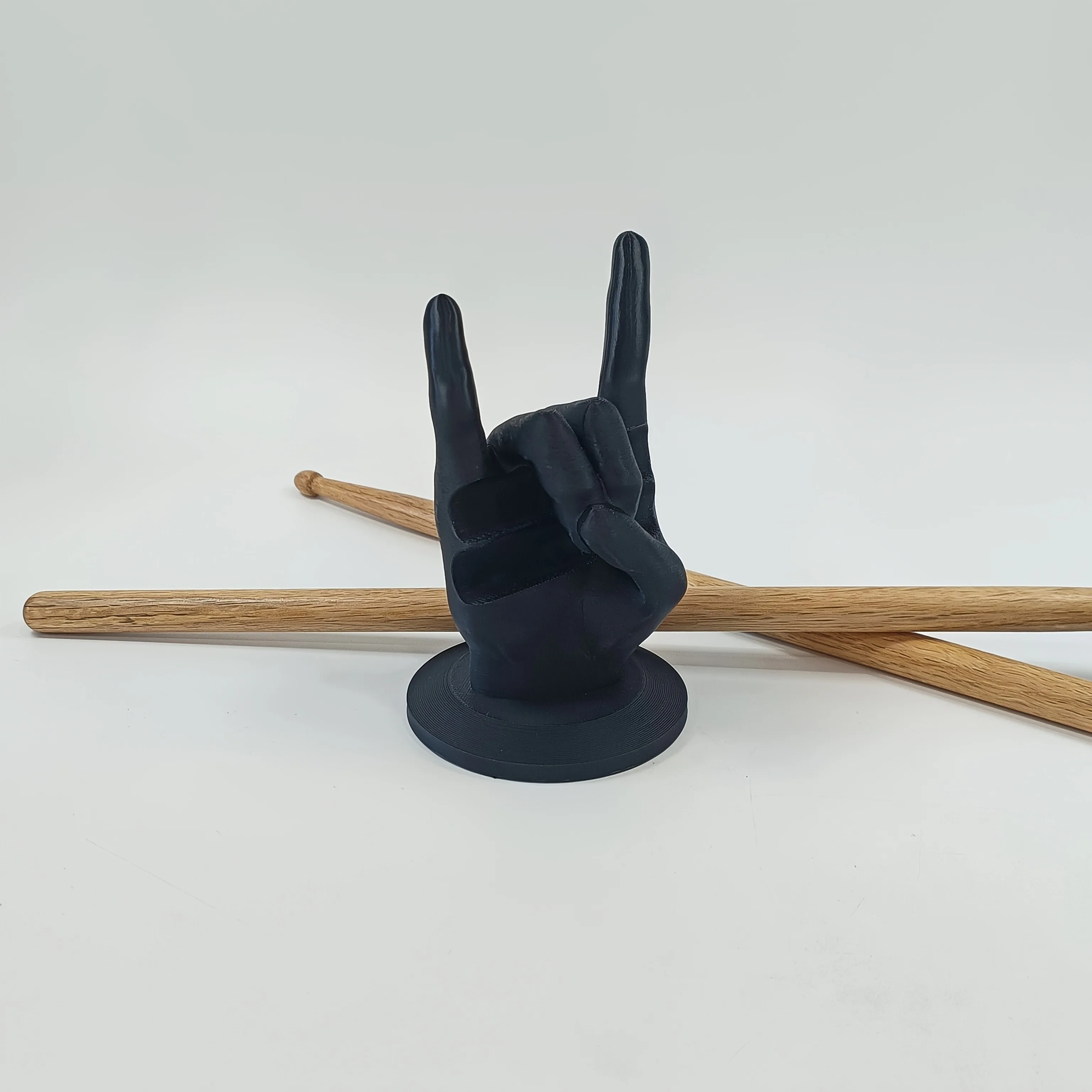 Creative Rock Hand Drum Stick Holder, Drumstick Display Stand, Home Decoration Ornament, Gift for Musicians and Drummers