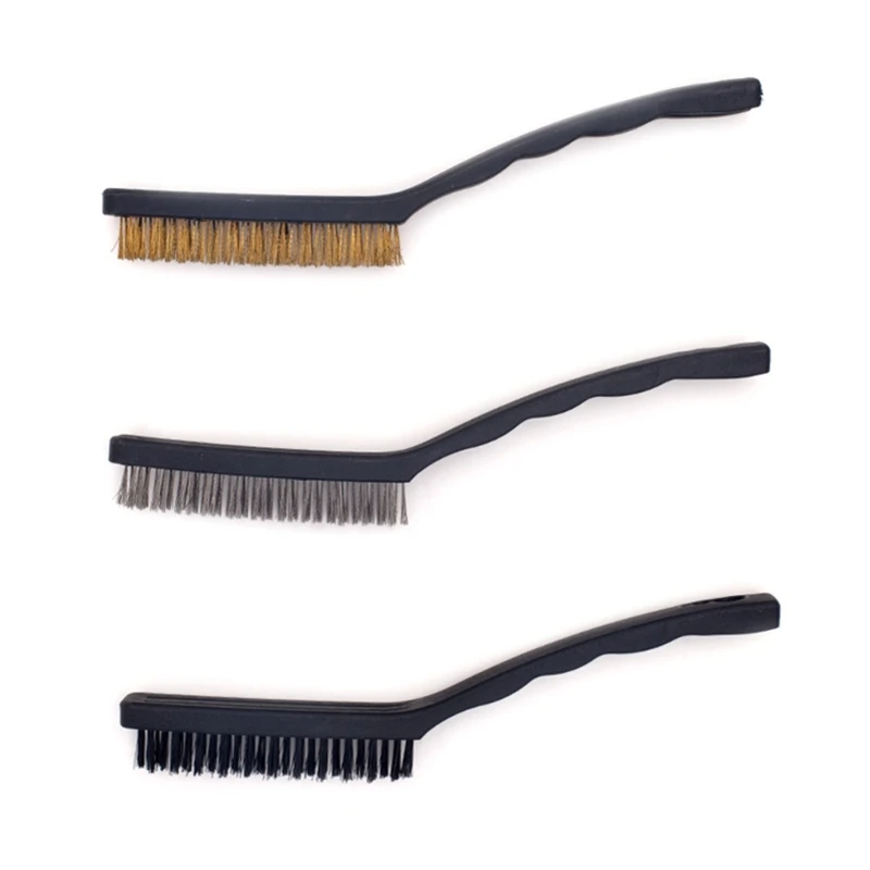 

Mini Wire Brush for Cleaning Rust Removing Industrial Wire Brushes Stainless Steel/Nylon/Brass Household Cleaning Tool