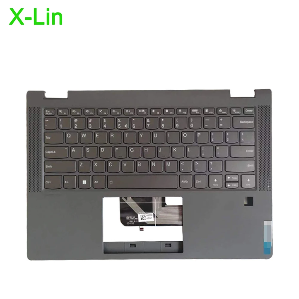 Per Lenovo Ideapad Flex 5-14Iil05 5-14Itl05 Laptop Cover Superiore Palm Rest Shell Retroilluminazione Tastiera Muslimah
