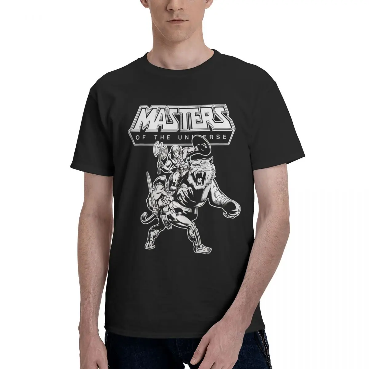 Epic Motu Battle He Man Masters Of The Universe Vintage Men T-Shirt Cotton Tee Magliette A Maniche Corte Top Abbigliamento Da Uomo