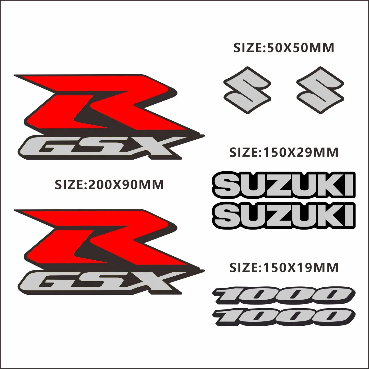 Ű GSXR ƼĿ Į 600 750 1000 ΰ Ʈ, GSX R ũ  ŰƮ