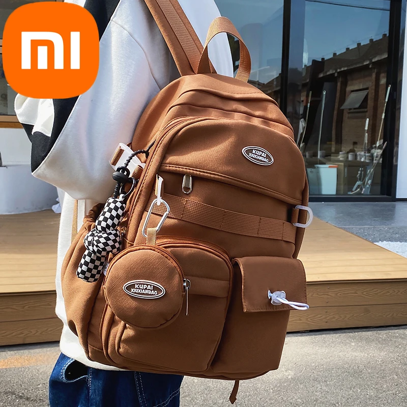 

Xiaomi Backpack 2024 New Multi-pocket Women High Quality Youth Waterproof s for Teenage Girls Boys Female School pack Bag