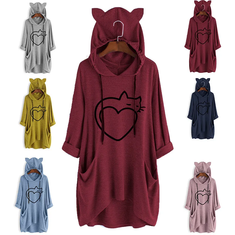 Spring New Women's Hoodie Casual Loose Sweater Fashion Top Sweatshirt Harajuku Hoodie