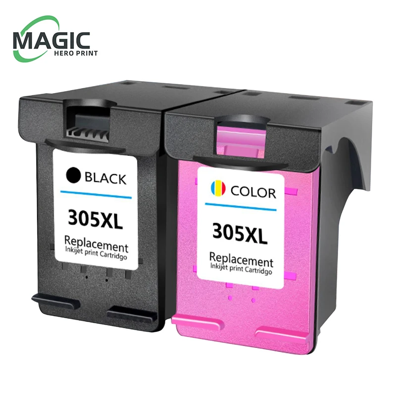 Cartuchos de Tinta Remanufaturados Compatíveis para hp 305 xl Deskjet Série 2700 Série Envy 1255 4122 6020 6400 6430 - Imagem 5