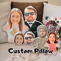 Custom Photo Cushion Humanoid Personalized Filling photo Cushion DIY Pillow for Putting Picture of Parent and Couple Christmas 1
