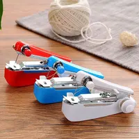 Portable Sewing Machine Small Handheld Multifunction Household Simple Needlework Manual Cutting Machine Repair Clothing Fabrics 1