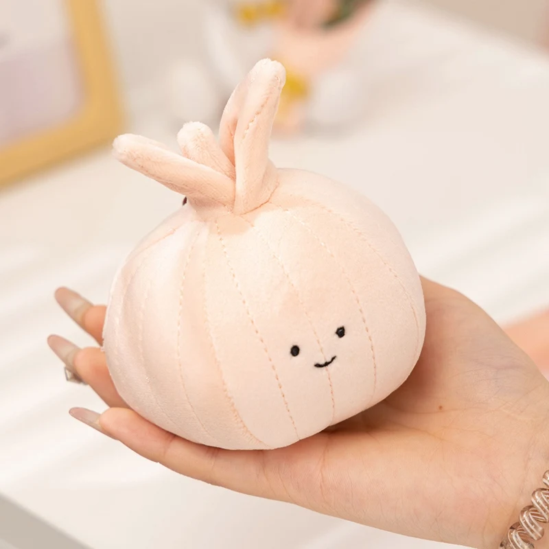 Cute Vegetable Plush Toys Keychain Onion Chili Mushroom Carrot