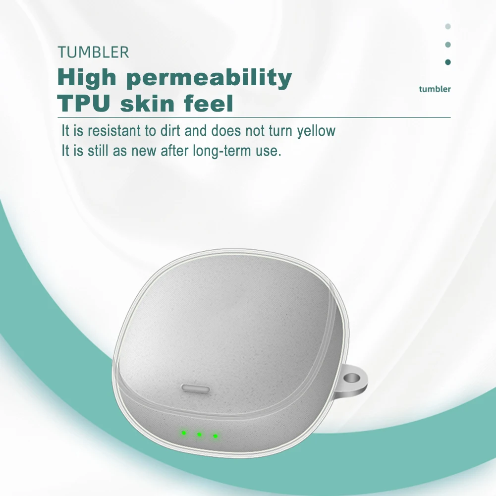Transparent TPU Charging Box for SoundPEATS Trueair2 Earbuds Precise Cut 