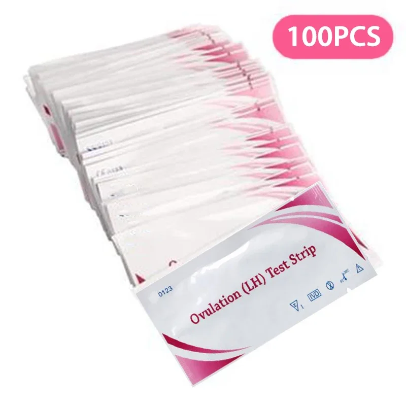 LH Ovulation Tests Household Strips Urine Test Over 99% Accuracy Test Kit Strips Pregnancy First Response 100Pcs