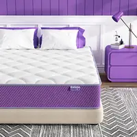 Full Size Mattress 10 H Hybrid Mattress In A Box, Purple Mattresses Full 10"" With Memory Foam And Poet Spring,Bed In A 1