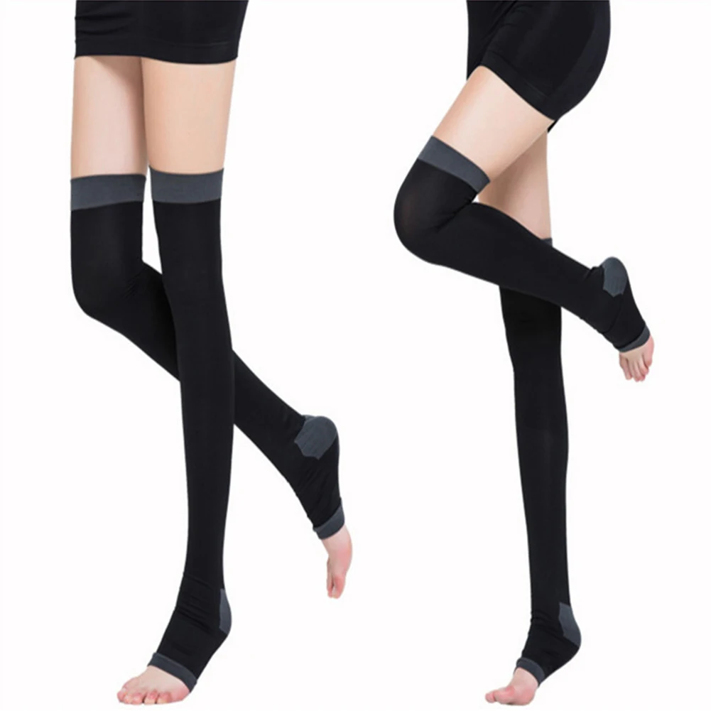 Legs Shaper Stovepipe Socks Long Compression Weight Loss Sleep 1 Pair