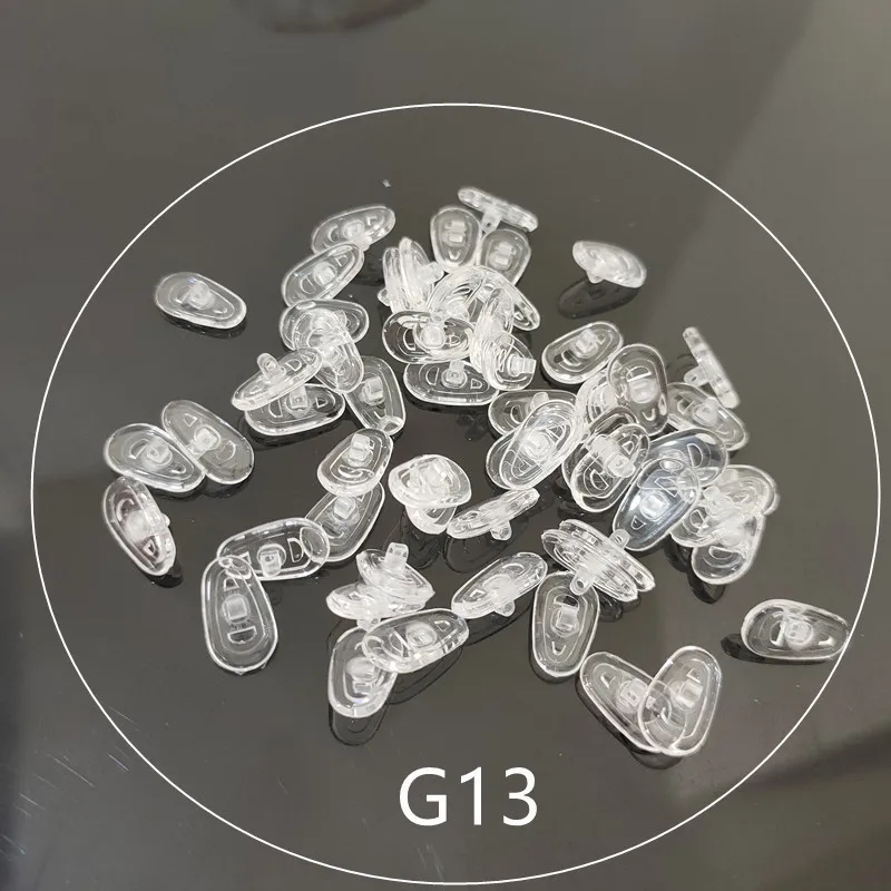 

Silicone Glasses Nose Pad Glasses Accessories Screw Type Non-slip Nose Pad General Leaf Wholesale