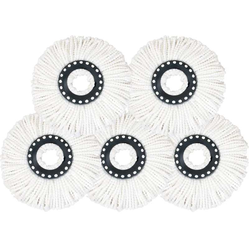 

Rotating Round 16mm Mopping Head Microfiber Rag Mop Cloth Replacement Clean Tool