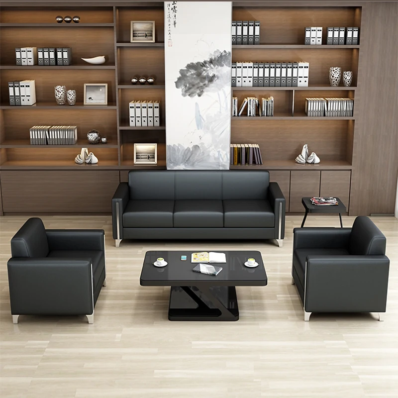 Accent Leather Office Sofas Floor European Modern Ergonomic Office Sofas Japanese Modernos Para Sala Furniture