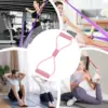 1 Pc 8-word Type Resistance Band Stretch Fitness Elastic Exercise Belt Elastic Arm Band Yoga Women Equipment Equipment 4