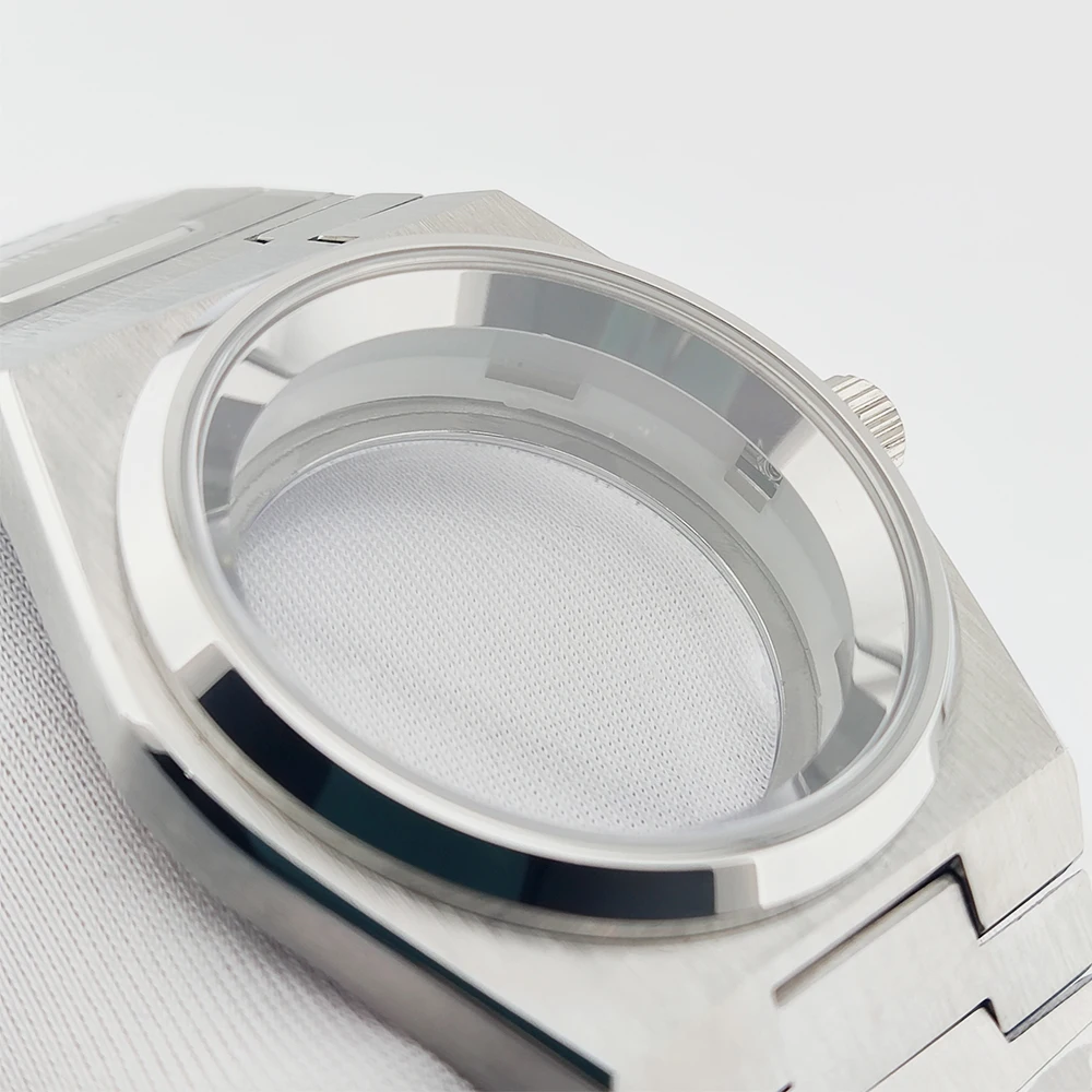 40 مللي متر ساعة حافظة nh35 حافظة الياقوت الزجاج ا...