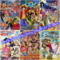 One Piece Anime Print Puzzle Adventure At The End of Death 300/500/1000 Pieces Cartoon Jigsaw Puzzles for Kids Educational Toys 1