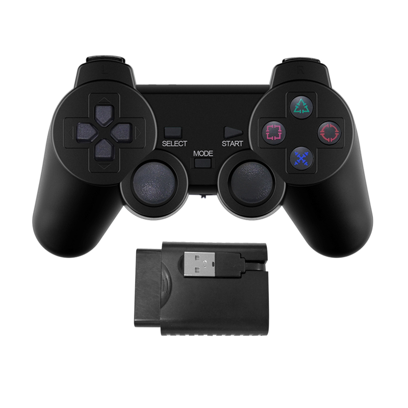 2.4G Wireless Gamepad for PS3 for PS2 for PC with 2pcs motors