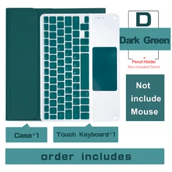 Wireless Bluetooth Magic Keyboard and Mouse Combo - Pro 13in M4 M5 (D Dark Green NoMouse)