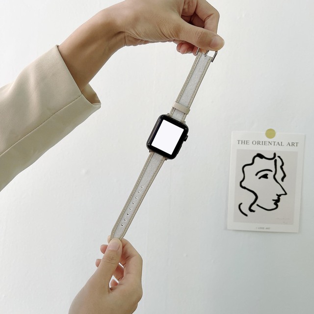 bracelet leather band for apple watch 45mm 44mm 40mm 42mm 41mm series7 6 se 5 4 3 38 for iWatch strap women correa wrist