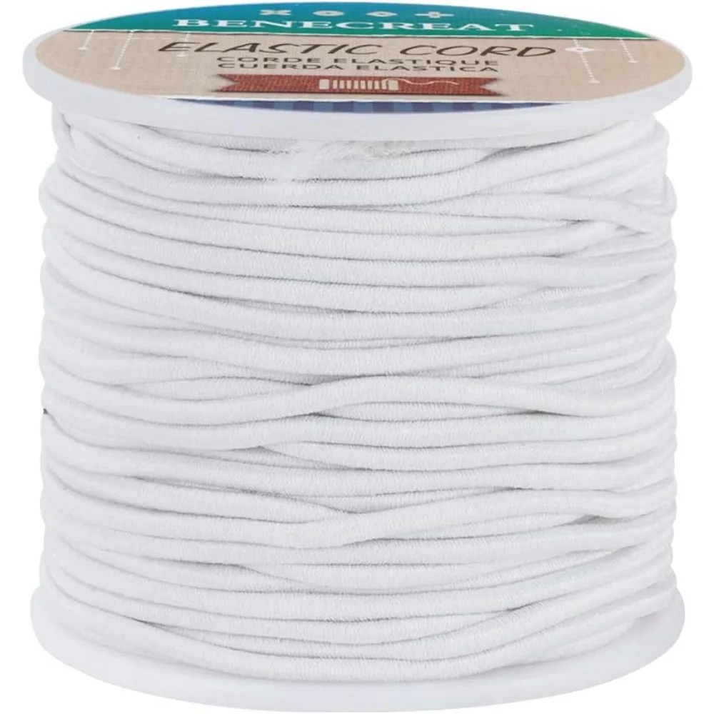 코어 스펀 탄성 코드 화이트 2.5mm 35m/롤