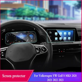 Per Volkswagen VW Golf 8 MK8 2020-2023 GTI pellicola di navigazione GPS schermo LCD pellicola protettiva in vetro temperato accessori antiscivolo