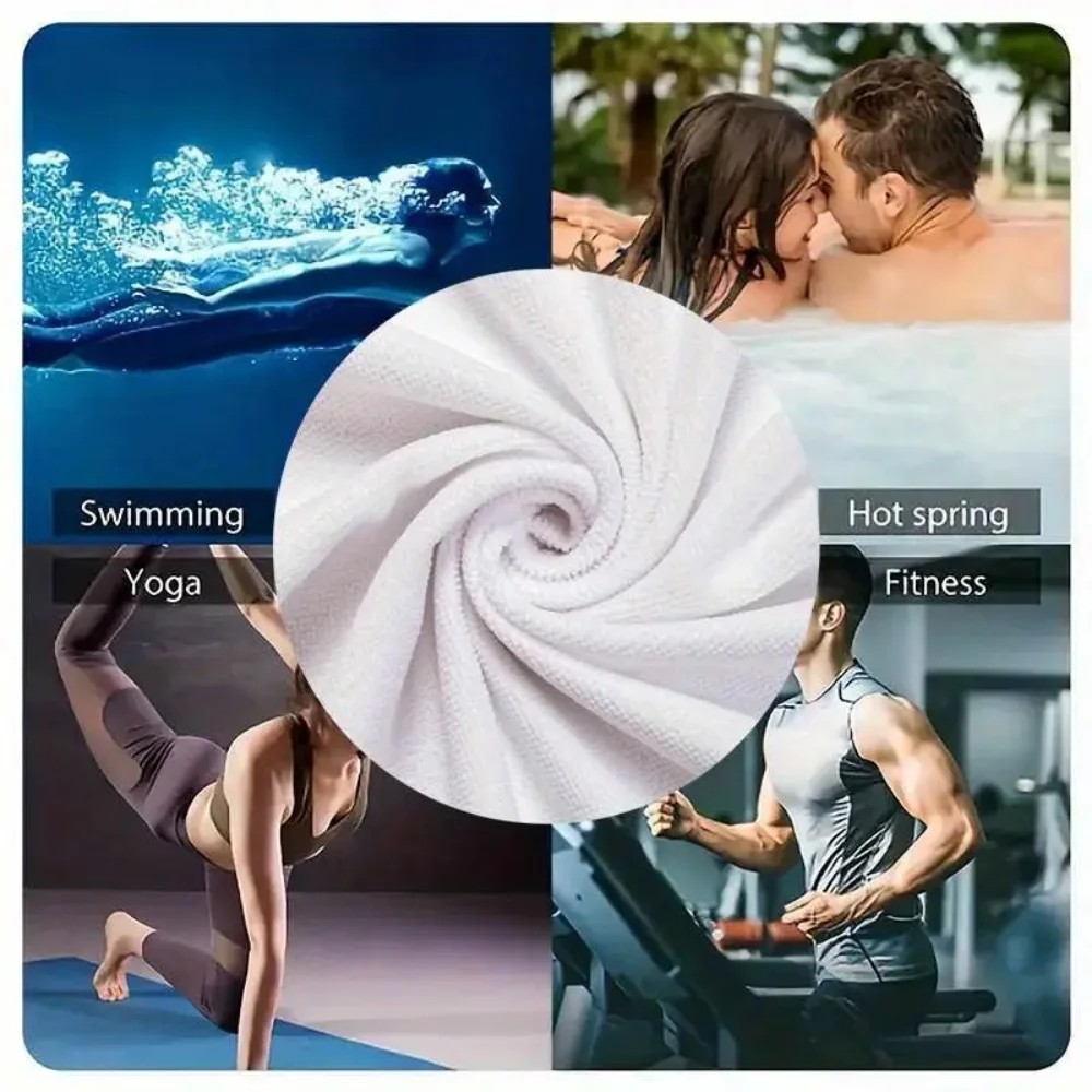 serviette de plage, microfibre, séchage rapide, absorbante, multiple activités