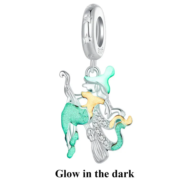 Witch Hat Sterling Silver Charm - 3D Halloween Jewelry Making Supply For Bracelets & Necklaces