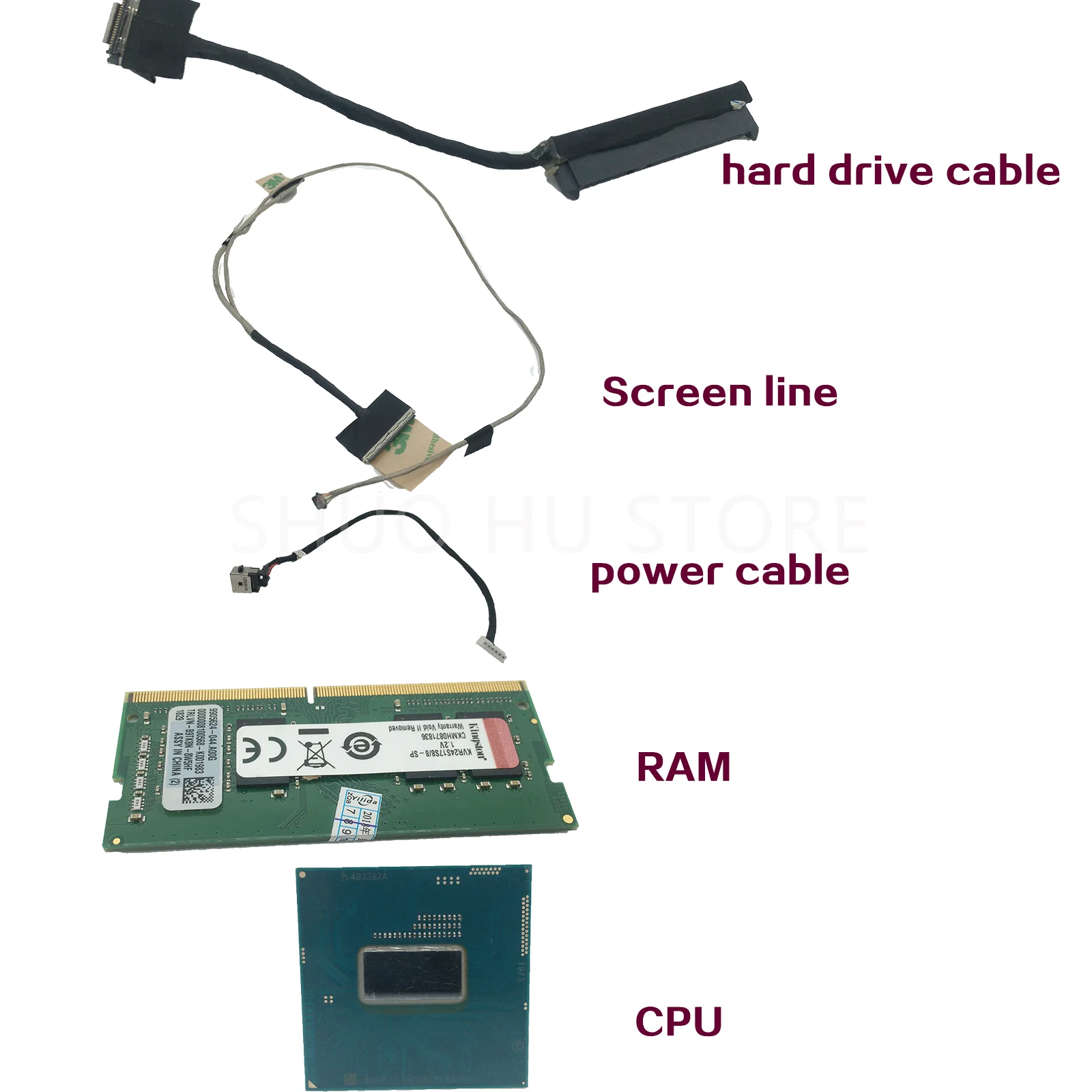 Laptop Mainboard N4000 N5000 4GB-RAM SSD-64G 128G Maintherboard