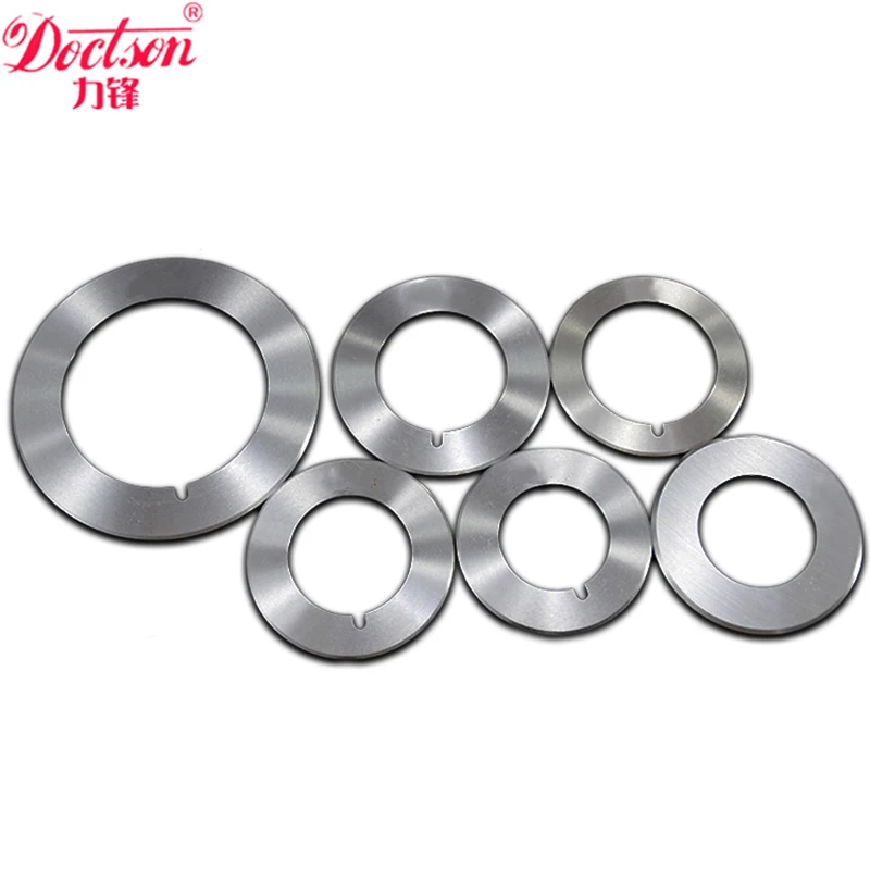 Slitting Circular Blade Upper Lower Blades Melt Blown Cloth Circular Slitter Blade Holder Cutting Machine Knife