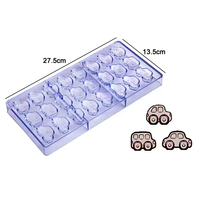 Chocolate Mold 3D Polycarbonate Transparent Plastic Kitchen Baking Tools for DIY Pastry... - SKU CMHB1738 - UGI Packaging