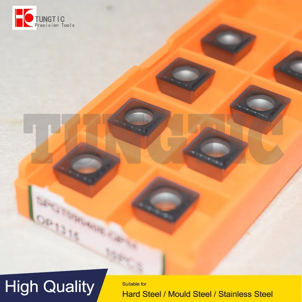 

SPGT090408-QPM OP1315 Milling CNC Drilling Insert Lathe Cutting Tool Machining Metal Turning Tools SPGT090408 SPGT 090408